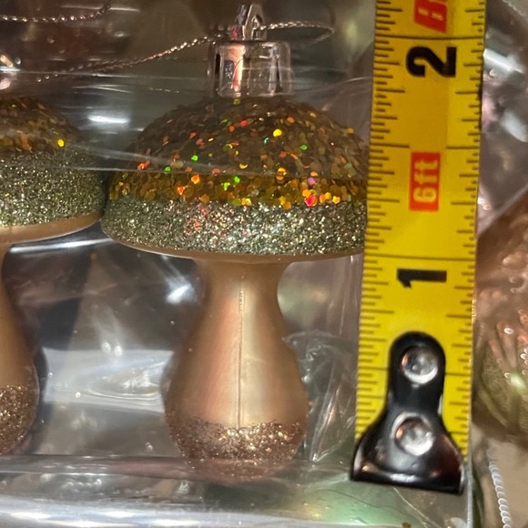 3 Sets Decor by Hannah Christmas Ornament Assorted Colors Gold Pink Green - Picture 6 of 9